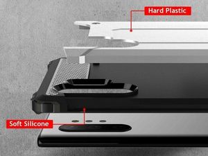 Alogy Etui Alogy Hard Armor do Samsung Galaxy Note 10 Plus czarne + Folia Hydrogel Alogy uniwersalny 3