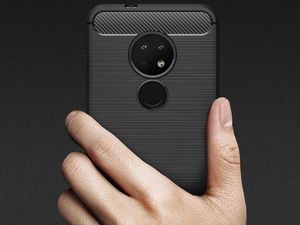 Alogy Etui Alogy Rugged Armor do Nokia 6.2/ 7.2 czarne + Szkło Alogy uniwersalny 4