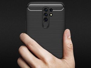 Alogy Etui Alogy Rugged Armor do Xiaomi Redmi 9 czarne + Szkło Alogy uniwersalny 7