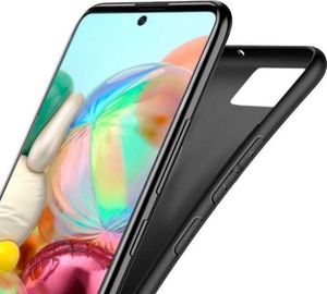 Alogy Etui silikonowe Alogy slim case do Samsung Galaxy A51 czarne + Szkło Alogy Full uniwersalny 3