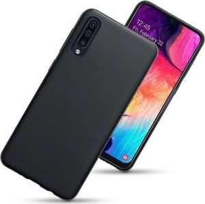 Alogy Etui silikonowe Alogy slim case do Samsung Galaxy A30S/A50/A50S czarne + Szkło Alogy Full uniwersalny 2