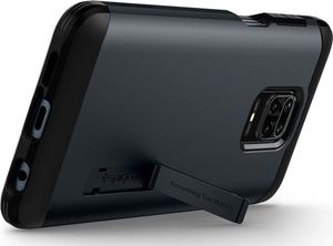 Spigen Etui Spigen Tough Armor do Xiaomi Redmi Note 9S/ Pro/ Max Metal Slate + Szkło 3mk uniwersalny 2