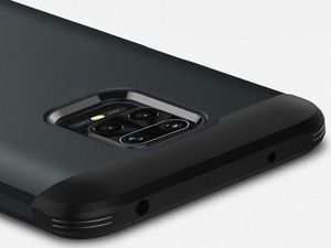 Spigen Etui Spigen Tough Armor do Xiaomi Redmi Note 9S/ Pro/ Max Metal Slate + Szkło 3mk uniwersalny 6