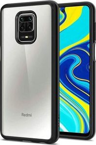 Spigen Etui Spigen Ultra Hybrid do Xiaomi Redmi Note 9S/ Pro/ Max Matte Black + Szkło 3mk uniwersalny 3