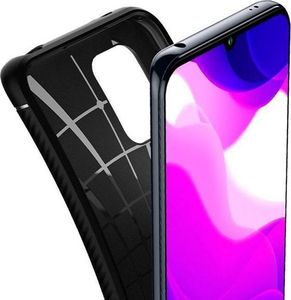 Spigen Etui Spigen Rugged Armor do Xiaomi Mi 10 Lite Matte Black + Szkło 3mk uniwersalny 2