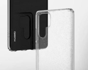 Spigen Etui Spigen Liquid Crystal Glitter do Huawei P30 Pro Crystal Quartz + Szkło Alogy cały ekran uniwersalny 11