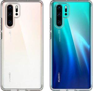 Spigen Etui Spigen Ultra Hybrid do Huawei P30 Pro Crystal clear + Szkło Alogy cały ekran uniwersalny 2