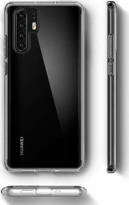 Spigen Etui Spigen Ultra Hybrid do Huawei P30 Pro Crystal clear + Szkło Alogy cały ekran uniwersalny 5