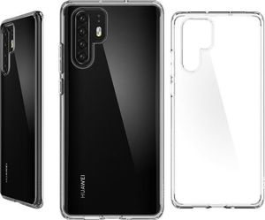 Spigen Etui Spigen Ultra Hybrid do Huawei P30 Pro Crystal clear + Szkło Alogy cały ekran uniwersalny 7