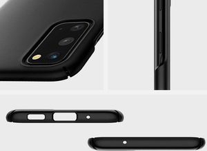 Spigen Etui Spigen Thin Fit do Samsung Galaxy S20 Black + Szkło Alogy FG uniwersalny 2