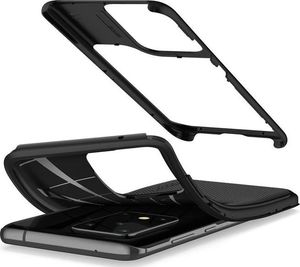 Spigen Etui Spigen Hybrid NX do Samsung Galaxy S20 Ultra Black + Szkło Alogy FG uniwersalny 3