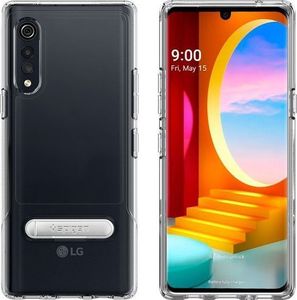 Spigen Etui Spigen Slim Armor Essential S do LG Velvet Clear + Szkło Mocolo 3D UV uniwersalny 3