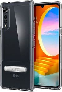 Spigen Etui Spigen Slim Armor Essential S do LG Velvet Clear + Szkło Mocolo 3D UV uniwersalny 4