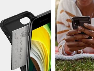 Spigen Etui Spigen Rugged Armor do Samsung Galaxy M31s Matte Black + Szkło 3mk uniwersalny 7