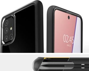 Spigen Etui Spigen Ultra Hybrid do Samsung Galaxy M31s Matte Black + Szkło 3mk uniwersalny 7
