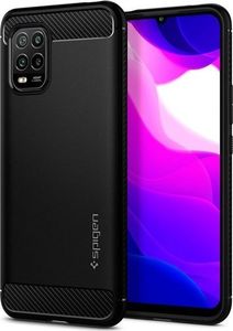 Spigen Etui Spigen Rugged Armor do Xiaomi Mi 10 Lite Matte Black + Szkło Alogy uniwersalny 3