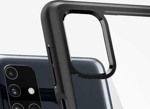 Spigen Etui Spigen Ultra Hybrid do Samsung Galaxy M51 Matte Black + Szkło 3mk uniwersalny 2