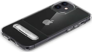 Spigen Etui Spigen Slim Armor Essential S do Apple iPhone 12 Mini 5.4 Clear + Szkło Alogy uniwersalny 5