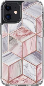 Spigen Etui obudowa Spigen Cyrill do Apple iPhone 12 Mini 5.4 Pink Marble + Szkło Alogy uniwersalny 2