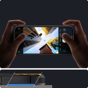 Spigen Etui Spigen Ultra Hybrid do Apple iPhone 12/ 12 Pro 6.1 Matte Black + Szkło Alogy uniwersalny 7