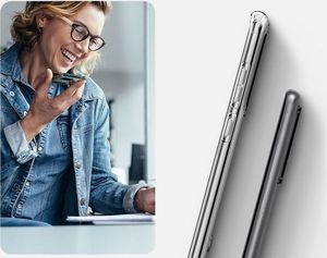 Spigen Etui Spigen Ultra Hybrid S do Samsung Galaxy S20 Ultra Crystal Clear + Szkło Alogy Full uniwersalny 5