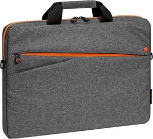 Torba Pedea Torba na laptopa PEDEA Modna torba na laptopa do 17,3 cala (43,9 cm) Torba na ramię z paskiem na ramię, szaro-pomarańczowa 7
