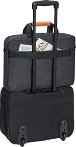 Torba Pedea Torba na laptopa PEDEA Torba na notebook Elegance Pro Torba na ramię 17,3 cala (43,9 cm) z paskiem na ramię i przegrodą na tablet do 27,96 cm (11 cali), szara 3