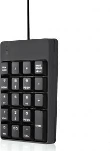 Klawiatura Jelly Comb Portable Slim Mini Przewodowa Czarna US (FBA-CM0026) 4