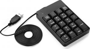 Klawiatura Jelly Comb Portable Slim Mini Przewodowa Czarna US (FBA-CM0026) 2