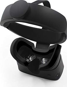 AMVR AMVR VR Silikonowa podkładka ochronna i osłona obiektywu VR do zestawu słuchawkowego Oculus Rift S Odporna na pot Wodoodporna, odporna na zabrudzenia, wymienna nakładka na twarz Akcesoria (czarna) 3