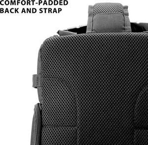 Torba USA Gear USA Gear Plecak na aparat cyfrowy Plecak Anti-Shock Organizer z torbą na laptopa 43,18 cm, wodoodporna osłona, regulowany schowek na obiektyw i uchwyt na statyw - czarny 5