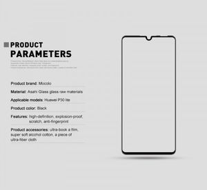 Mocolo Mocolo 3D 9H Full Glue - Szkło ochronne na cały ekran Huawei P30 Lite (Black) 15