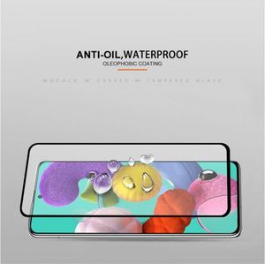 Mocolo Mocolo 3D 9H Full Glue - Szkło ochronne na cały ekran Samsung Galaxy A51 (Black) 12