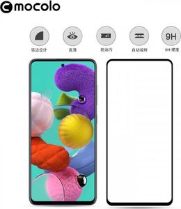 Mocolo Mocolo 3D 9H Full Glue - Szkło ochronne na cały ekran Samsung Galaxy A51 (Black) 3