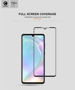 Mocolo Mocolo 3D 9H Full Glue - Szkło ochronne na cały ekran Huawei P30 (Black) uniwersalny 8