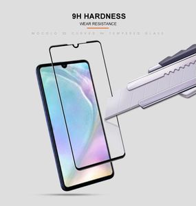 Mocolo Mocolo 3D 9H Full Glue - Szkło ochronne na cały ekran Huawei P30 (Black) uniwersalny 10