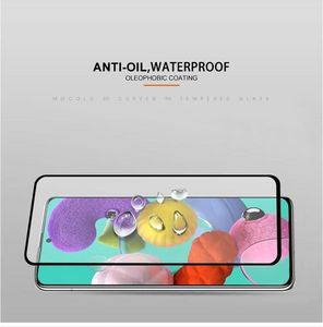 Mocolo Mocolo 3D 9H Full Glue - Szkło ochronne na cały ekran Samsung Galaxy A51 (Black) uniwersalny 12