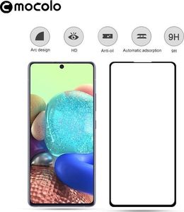 Mocolo Mocolo 3D 9H Full Glue - Szkło ochronne na cały ekran Samsung Galaxy A71 / Note 10 Lite (Black) uniwersalny 3