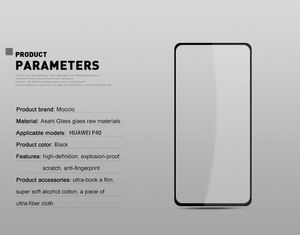 Mocolo Mocolo 2.5D Full Glue Glass - Szkło ochronne Huawei P40 uniwersalny 8