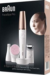 Braun Braun Pro 912 FaceSpa, urządzenie do pielęgnacji twarzy 3 w 1, zasilanie bateryjne, biały / brąz 5