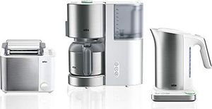 Czajnik Braun Czajnik Braun IDCollection WK 5115 WH - z systemem szybkiego gotowania i funkcją utrzymywania ciepła, 5 poziomów temperatury do herbaty, pojemność 1,7 l, 3000 W, biały / stal nierdzewna, plastik, 1,7 litra 3