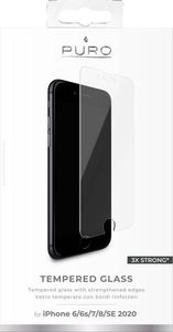 Puro PURO Szkło ochronne hartowane na ekran iPhone SE 2020 / 8 / 7 / 6s / 6 uniwersalny 2