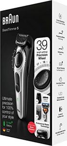Trymer Braun Trymer do brody i trymer Braun BT5265 dla mężczyzn, 39 ustawień długości, czarny / srebrny metalik 3