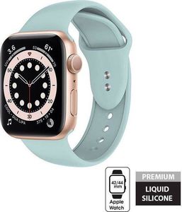 Crong Crong Liquid Band - Pasek Apple Watch 42/44 mm (turkusowy) uniwersalny 8