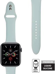 Crong Crong Liquid Band - Pasek Apple Watch 42/44 mm (turkusowy) uniwersalny 10