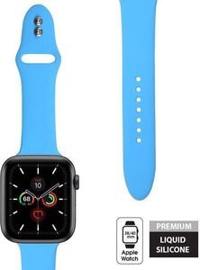 Crong Crong Liquid Band - Pasek Apple Watch 38/40 mm (niebieski) uniwersalny 7
