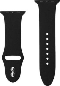 Crong Crong Liquid Band - Pasek Apple Watch 38/40 mm (czarny) uniwersalny 8