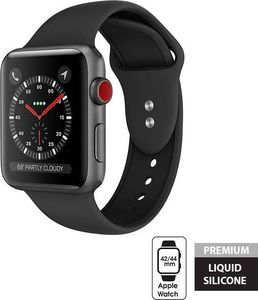 Crong Crong Liquid Band - Pasek Apple Watch 42/44 mm (czarny) uniwersalny 3