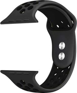 Crong Crong Duo Sport Band - Pasek Apple Watch 38/40 mm (szary/czarny) uniwersalny 5