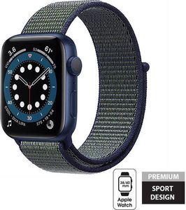 Crong Crong Nylon Band - Pasek sportowy Apple Watch 38/40 mm (Midnight Fog) uniwersalny 1